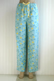 Women's Palm Tree Pajama Pants with Pockets