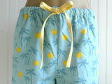 Women's Palm Tree Pajama Pants with Pockets
