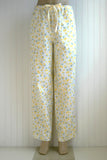 Women's Lemon Pajama Pants with Pockets