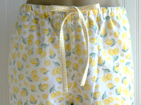 Women's Lemon Pajama Pants with Pockets