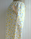 Women's Lemon Pajama Pants with Pockets