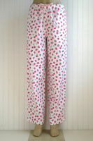 Women's Strawberries and Cherries Pajama Pants with Pockets