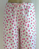 Women's Strawberries and Cherries Pajama Pants with Pockets