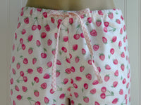 Women's Strawberries and Cherries Pajama Pants with Pockets