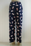 Women's Coffee Cup Pajama Pants with Pockets