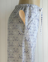 Women's Cat Pajama Pants with Pockets