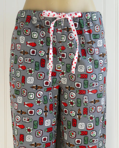 Women's Sushi Pajama Pants with Pockets
