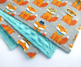 Dapper Fox Stroller Blanket