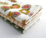 Sunflower Burp Cloth Set