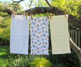 Jungle Animals Burp Cloth Set