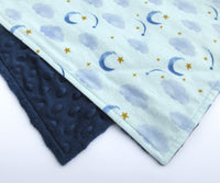 Moon and Star Stroller Blanket