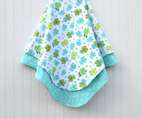 Frog Flannel Baby Blanket