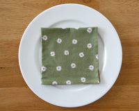 Daisy and Stripe Napkin Set