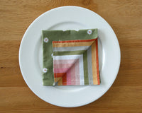 Daisy and Stripe Napkin Set