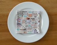 I Love Coffee Napkin Set