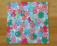 Christmas Peppermint Swirl Napkin Set