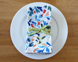 Watercolor Floral Napkin Set