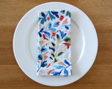 Watercolor Floral Napkin Set