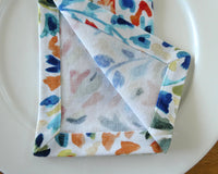 Watercolor Floral Napkin Set