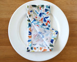 Watercolor Floral Napkin Set