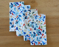 Watercolor Floral Napkin Set