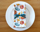 Fall Pumpkin Napkin Set