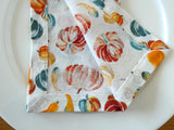 Fall Pumpkin Napkin Set