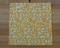 Floral Mustard Yellow Napkin Set