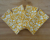 Floral Mustard Yellow Napkin Set