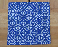 Blue and White Swirl Napkin Set