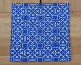 Blue and White Swirl Napkin Set