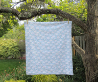 Happy Clouds and Stars Stroller Blanket