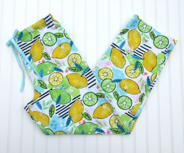 Women's Lemon and Lime Pajama Pants