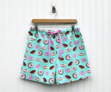 Women's Doughnut Pajama Shorts
