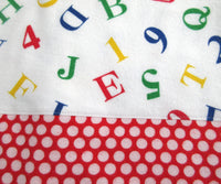 Alphabet and Numbers Pillowcase Set