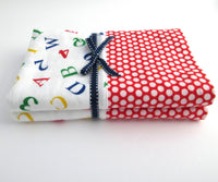 Alphabet and Numbers Pillowcase Set