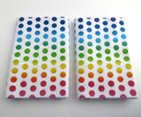 Rainbow Polka Dot Pillowcase Set