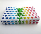 Rainbow Polka Dot Pillowcase Set